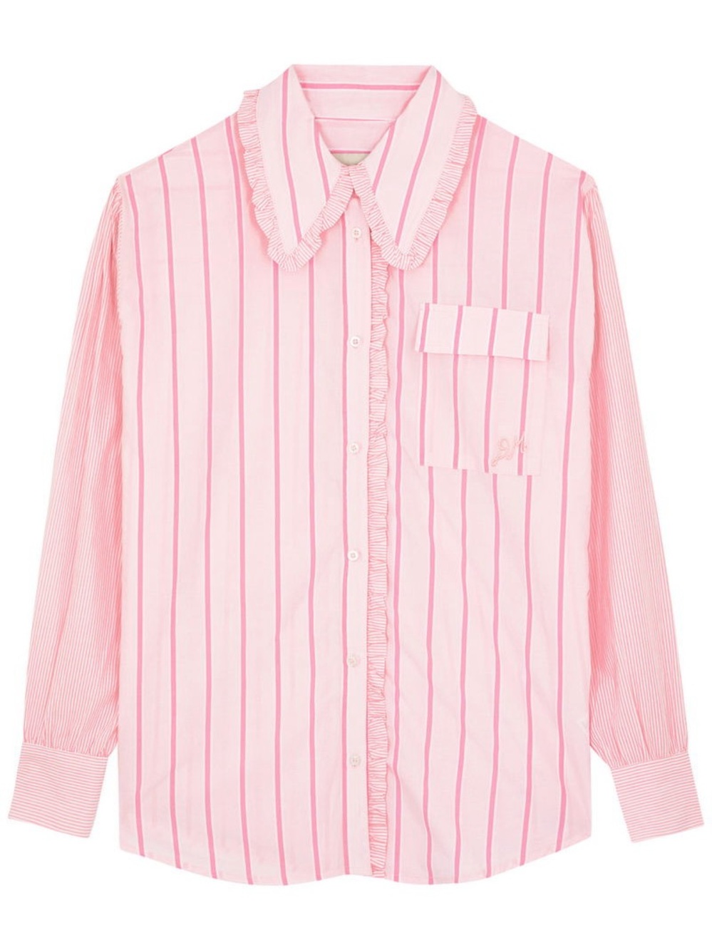 Damson Madder Kendall Ruffle Shirt
